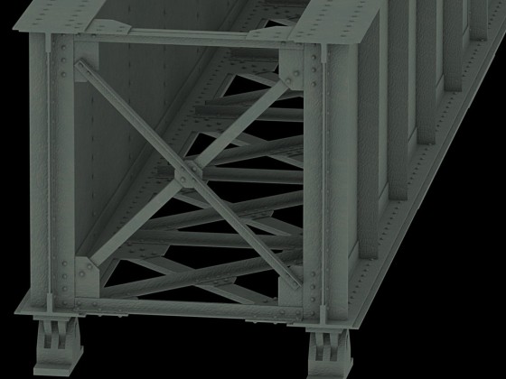 Girder Plate Bridge/Blechtraegerbruecke