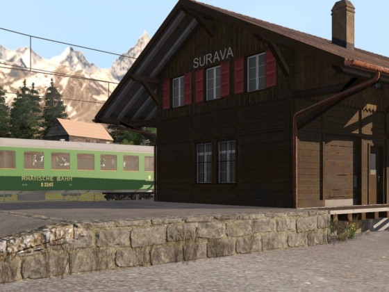RhB Station SURAVA