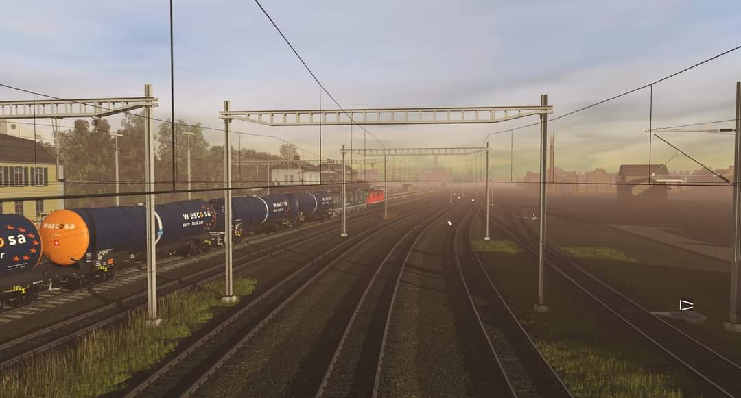 Westbound morning freight