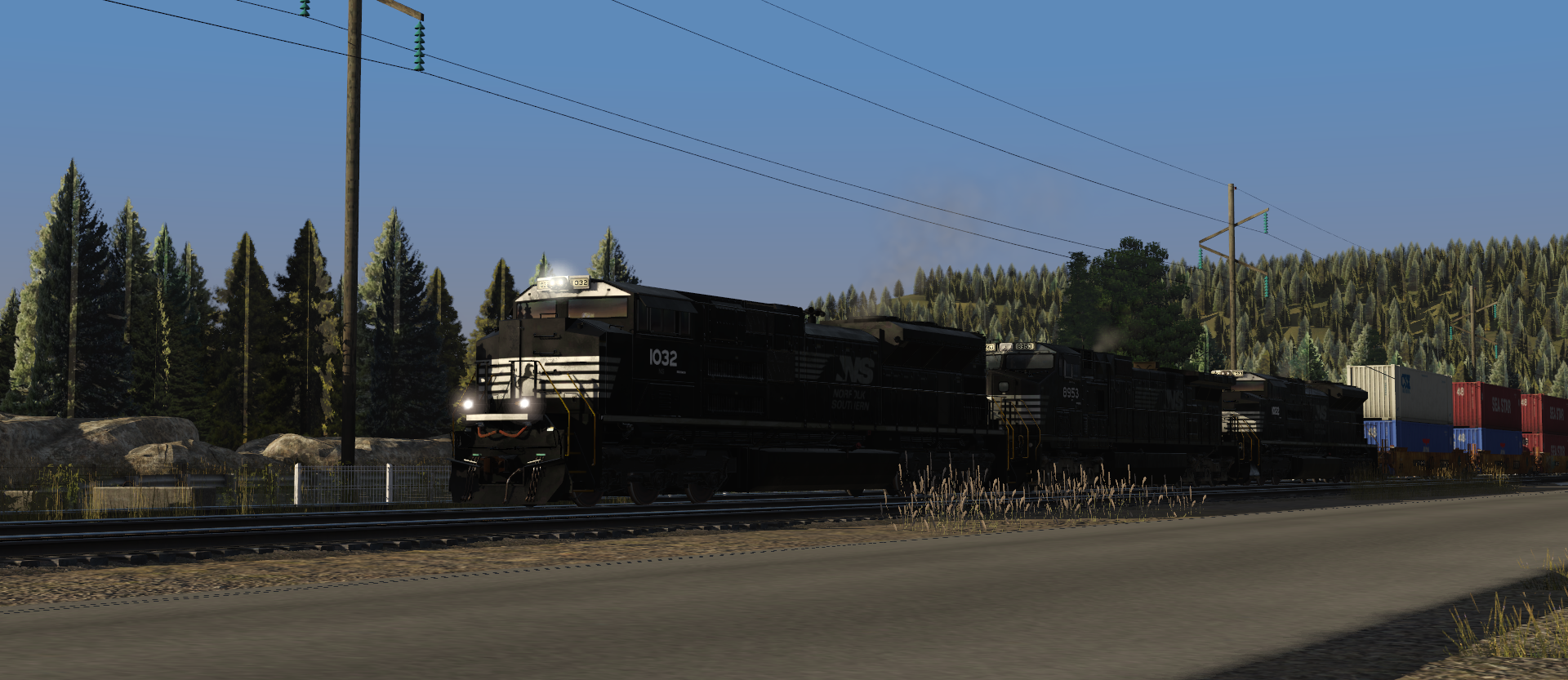 NS SD70ACE + C40-9W (to tbumpenv changed)