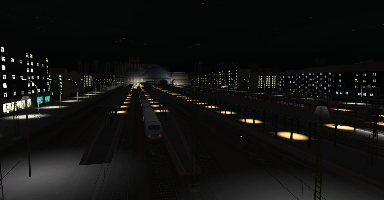 FMA Keleti Station bei Nacht