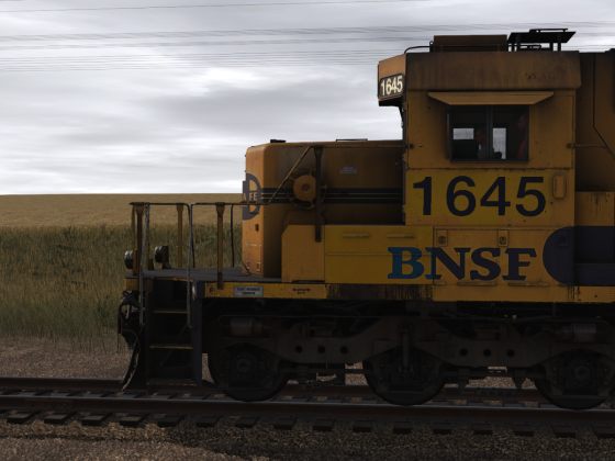 BNSF SD40-2 No. 1645