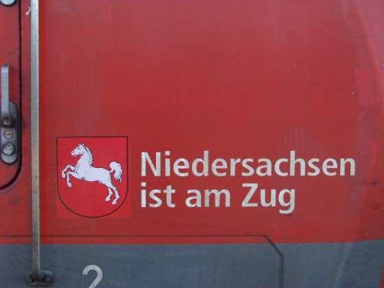 Aufkleber - "Niedersachsen ist am Zug"
