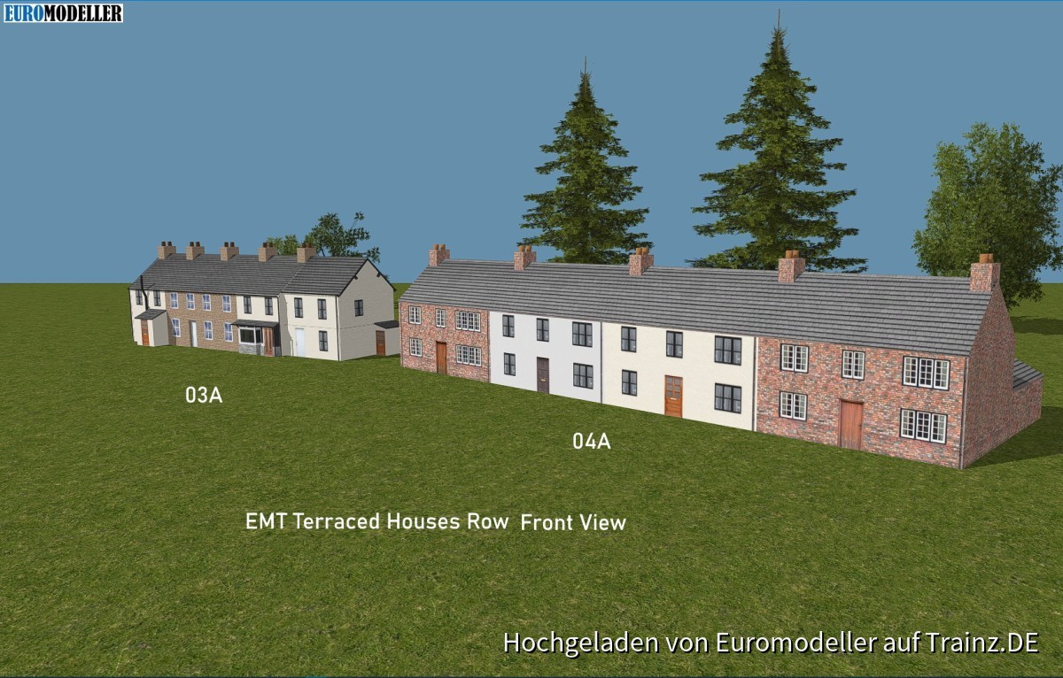EMT Terraced Houses Row 3a, 4a Front