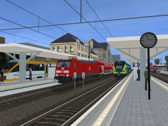 Regionalzüge in Bielefeld Hbf