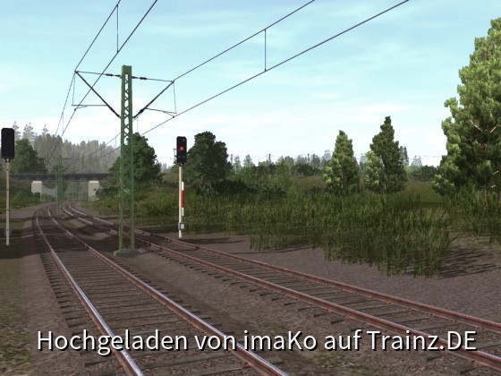 Fiktive Deutsche Strecke mit Oberleitung