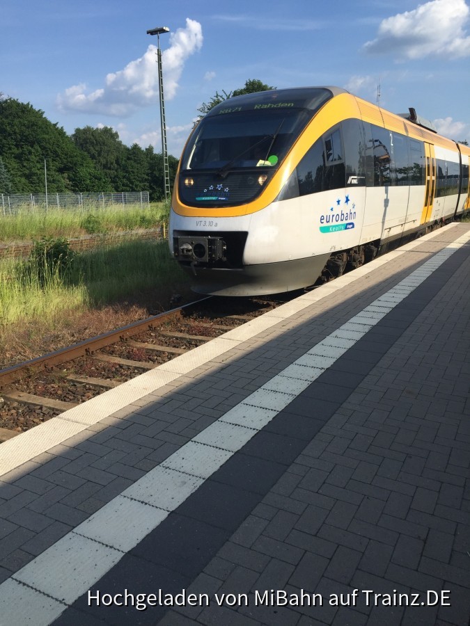 Eurobahn Talent als RB71 Ravensberger Bahn in Rahden