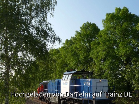 Rangierarbeiten der Rurtalbahn in Zülpich
