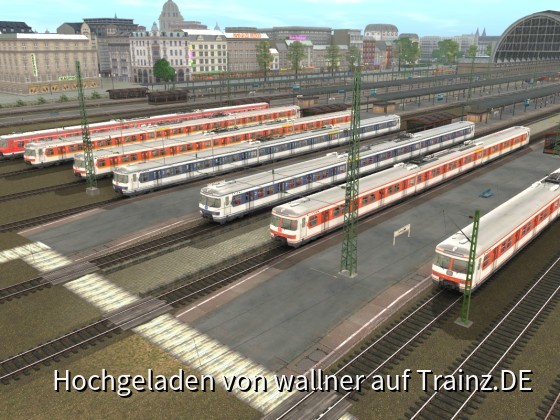 S-Bahntriebzug 420 von AlTerr in verschiedenen Farbgebungen