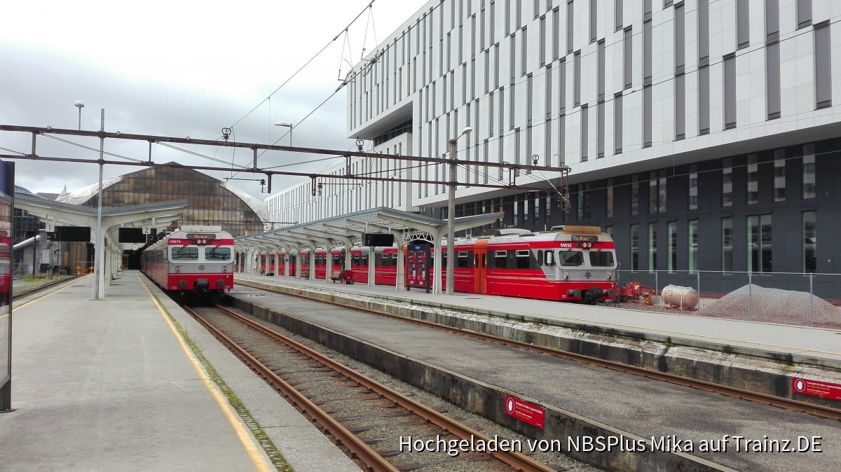 Bahnhof Bergen, Norwegen