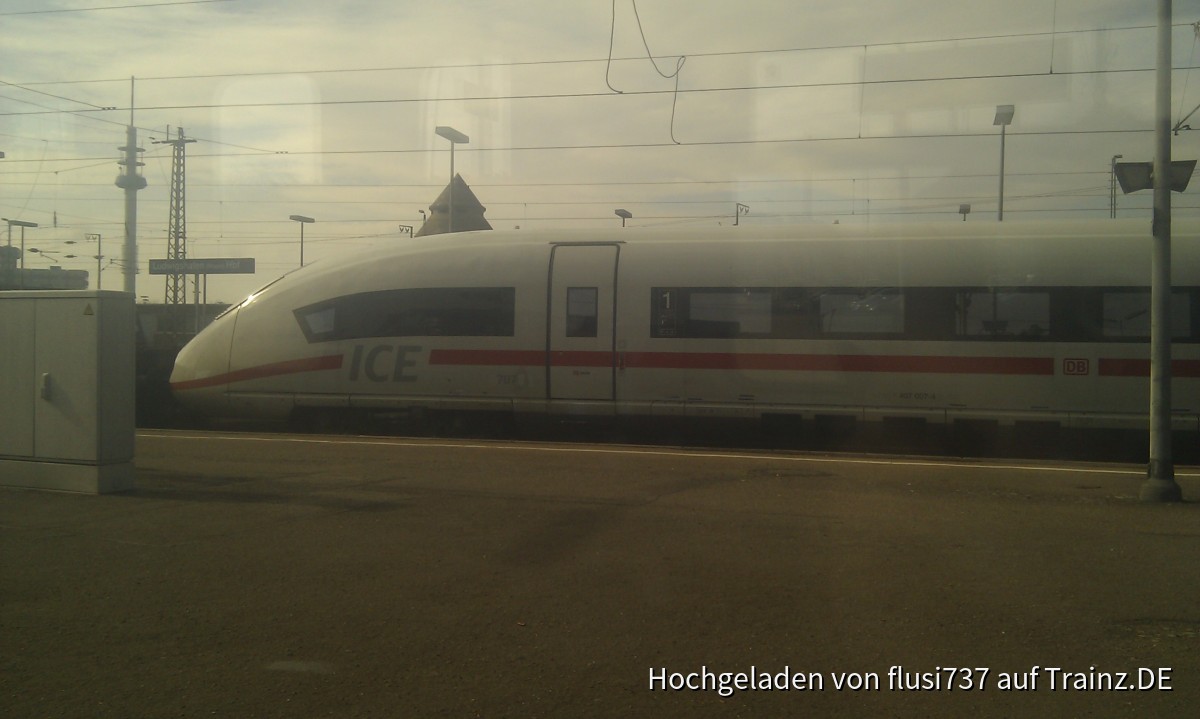 ICE BR407 in Ludwigshafen/Rhein HBF