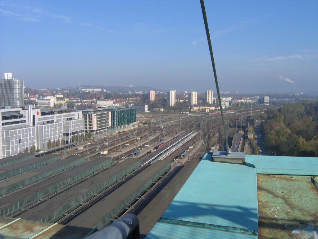 Blick vom Bahnhofsturm