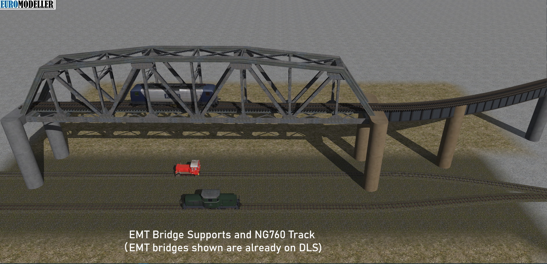 EMT Bridge Supports and 760mm Track