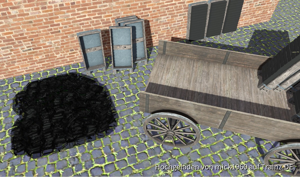 pbrmetall mit POM (Parallax Occlusion Mapping)