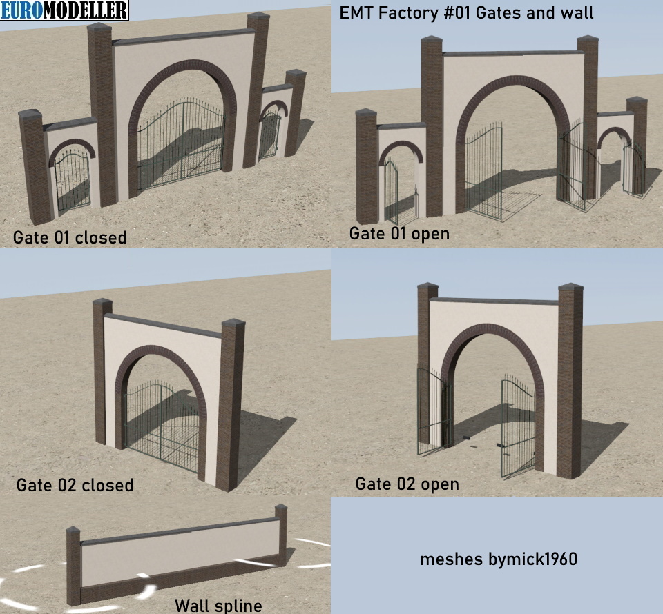 EMT Factory #1 Gates and Wall