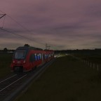 Abendliche Regionalbahn