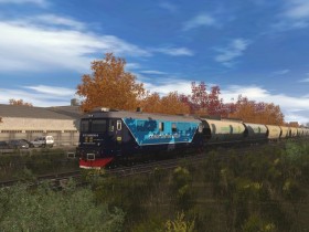 RO-BEU 600 936-4 PSZ Lease with a grain train at Fil'akovo station (on my fiction map).