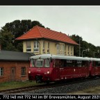 Sonderzug Press Bergen (Rügen) - Lüneburg im Bahnhof Grevesmühlen