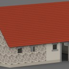 Bauernhaus mit Stallanbau